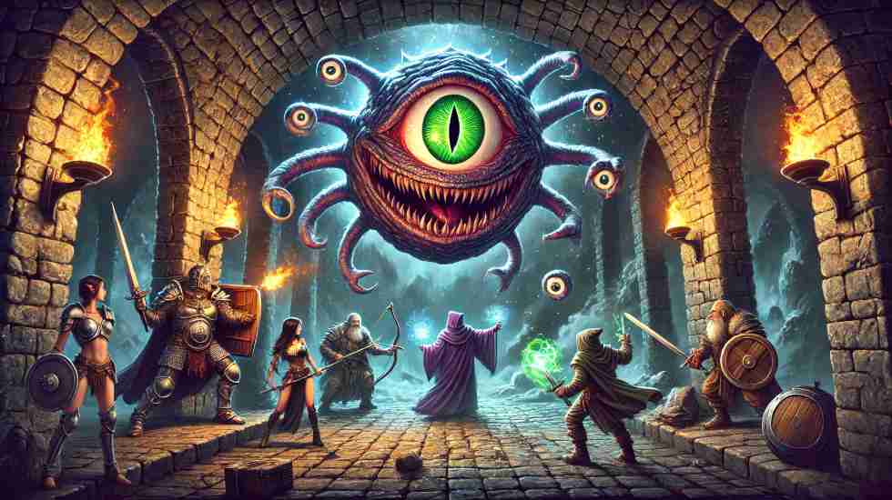 Artistic impression of Xanathar from Eye of the Beholder