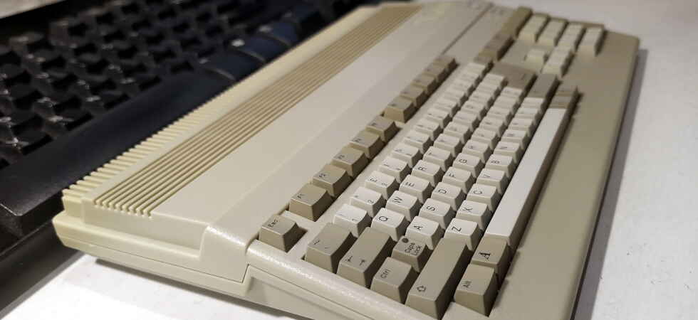 A500 Mini keyboard closeup