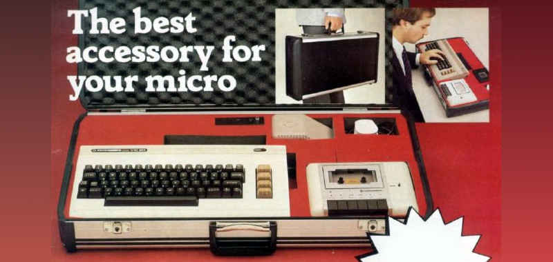 Commodore VIC20 in Rotronics carry case