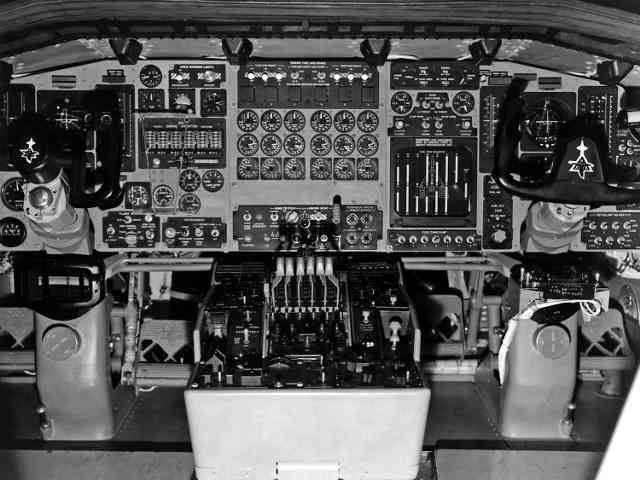 NASA ED97-44244-1 XB-70 Cockpit