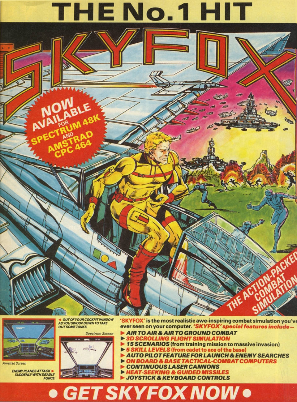 Skyfox full page advertisement