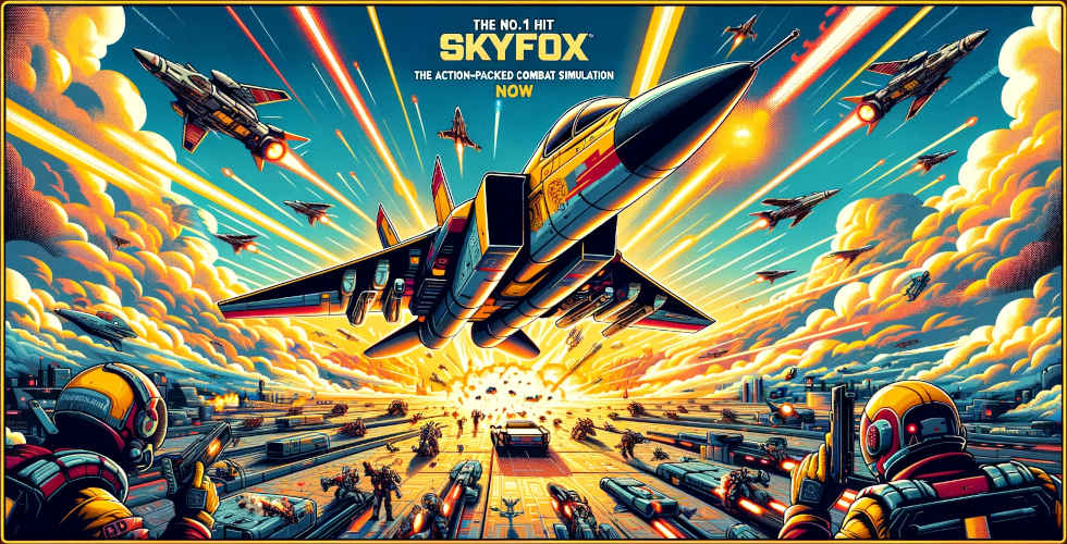 Skyfox game box art re-imagined