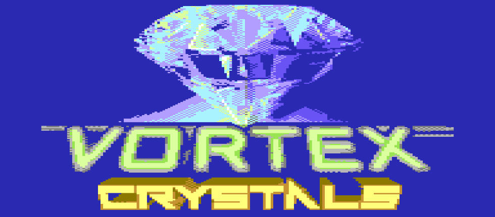 Vortex Crystals Platform Game Title