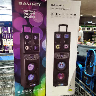 Bauhn Party Speaker packaging