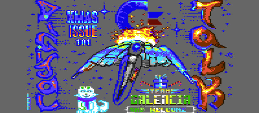 Commodore C64 Digital Talk 101 disk magazine intro screenshot