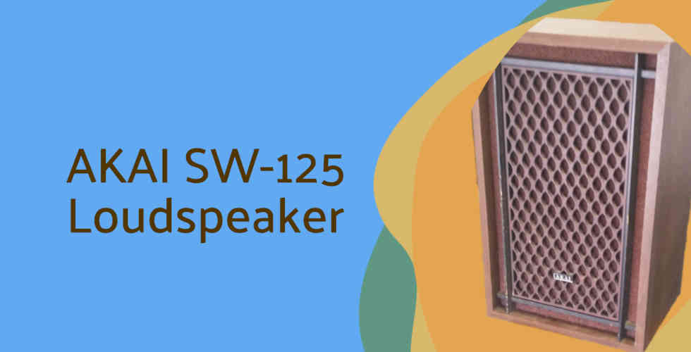 AKAI SW-125 Bookshelf Loudspeaker