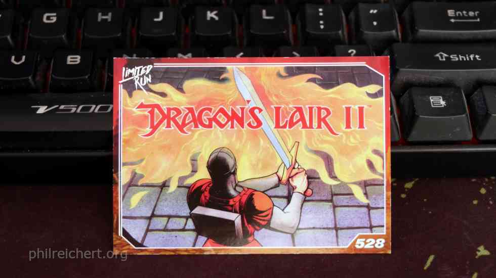 Limited Run Dragon's Lair II Trading Card
