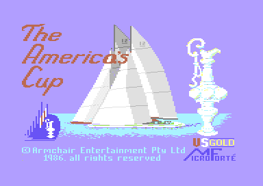 The America's Cup Commodore C64 game