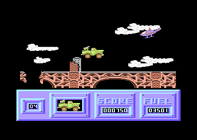Commodore 64 Army Moves Game screenshot