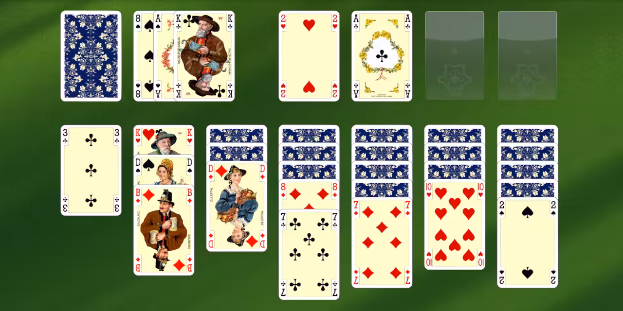 KDE KPatience in game screenshot