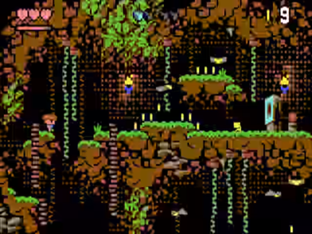 Gameplay screenshot from Crystian and the Lost Caves.