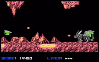 Screenshot from Chrome Horizon for the Commodore 64.