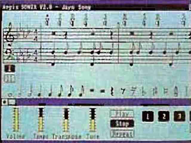 Commodore Amiga digital stereo sound