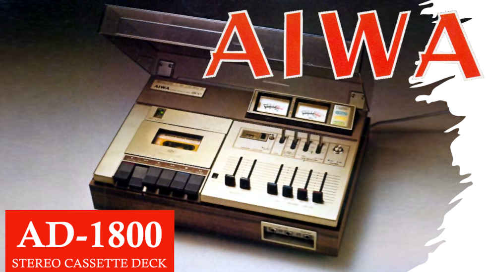 AIWA AD-1800 Cassette Deck catalog photo