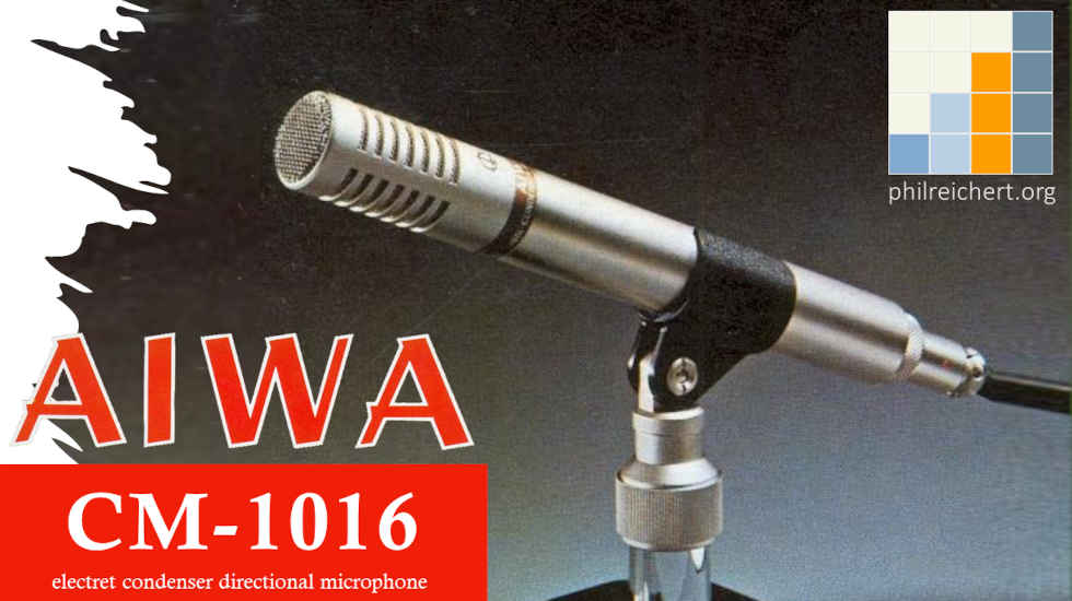 AIWA CM-1016 microphone catalog photo