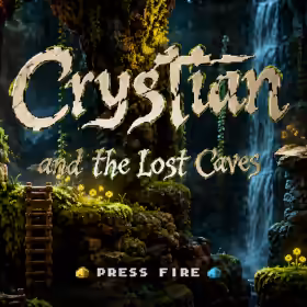 Crystian and the Lost Caves for the Commodore 64