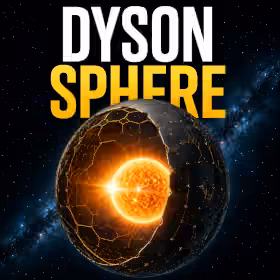 Concept illustration of a Dyson Sphere harvesting the energy of a star